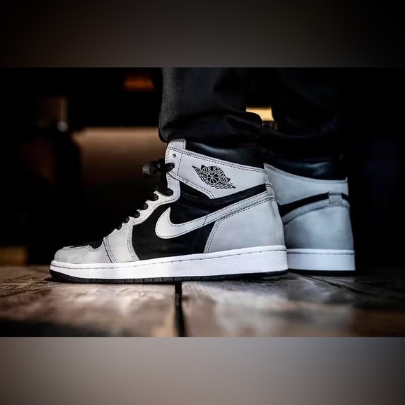 Jordan Other - Jordan Men's Black and White High-Top Sneakers